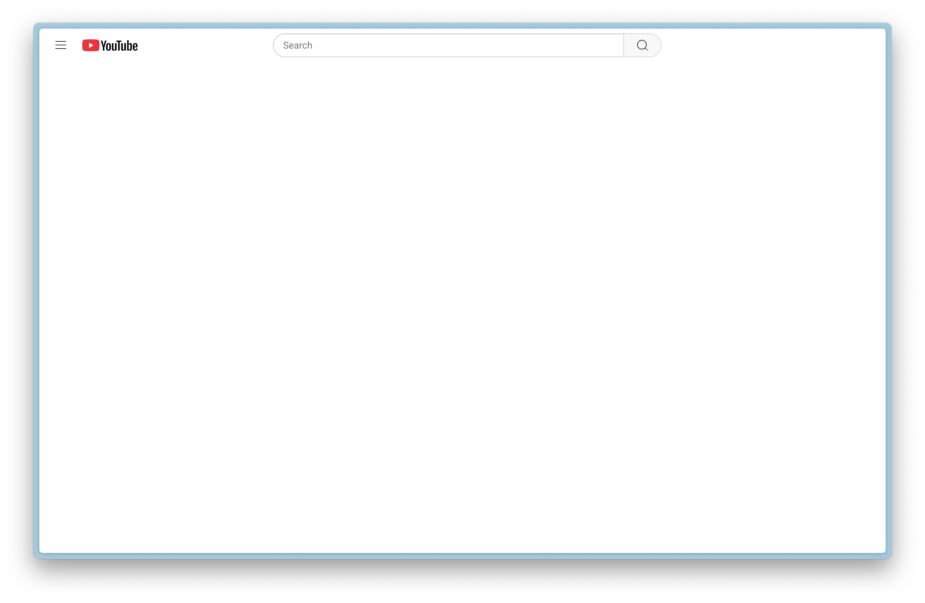 YouTube with recommendations hidden
